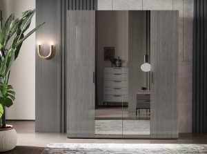 novecento contemporary bedroom wardrobe by alf group italy 2