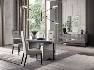 novecento contemporary dining room set buffet curio alf group 1