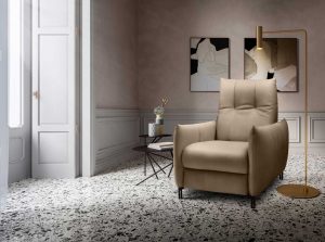 Altea modern recliner armchair by nicoline italy living room