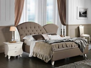 Aurora Classic bedroom by Mobil PIU Italy glam balck