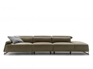 Canaletto modern sectional Sofa Italian Nicoline Italy straight