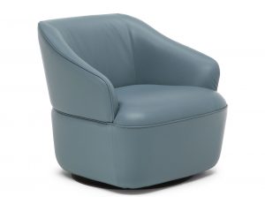 Damen C219 fabric leather chair by natuzzi editions modern swivel