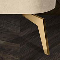 Lacquered Gold Metal Legs
