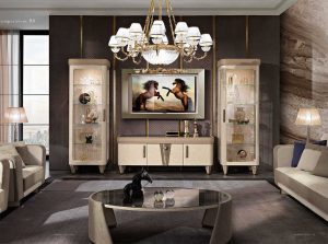 Diamond Modern tv stand by MobilPIU entertainment center