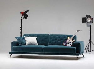 Gerba nicoline modern Sofa Italy blue