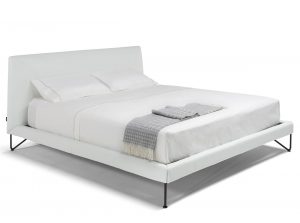 Kartun LE08 leather fabric bed modern by natuzzi editions modern upholstered main