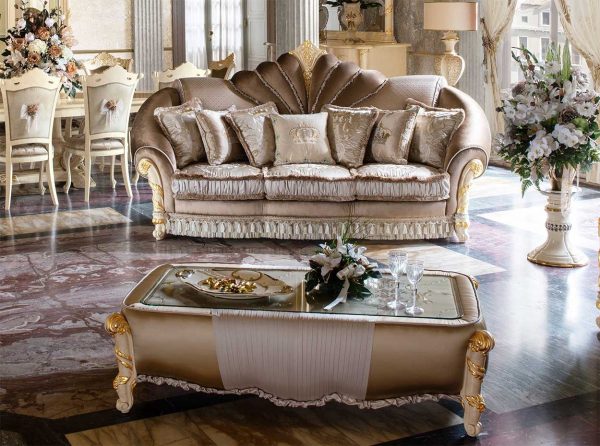 Madame Royale Classic Sectional Sofa by MobilPiu Italy - MIG Furniture