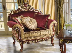Madame Royale Opera Armchiar by Mobil PIU Italy red