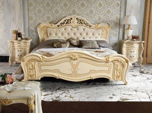 Madame Royale Opera Bedroom by Mobil PIU Italy bed small headboard