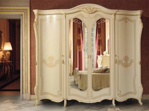 Madame Royale Opera Bedroom by Mobil PIU Italy wardrobe 4 door