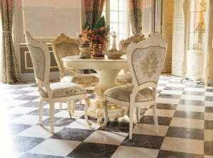 Madame Royale Opera Dining by Mobil PIU Italy table small round