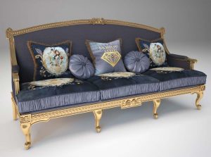 Margot Classic Sofa by MobilPIU Italy sofa front