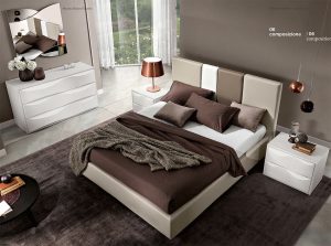 Martina Bianco Modern bedroom by MobilPIU elisa white