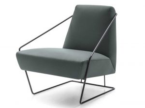 Moscova modern accent chair by nicoline italy fornt front