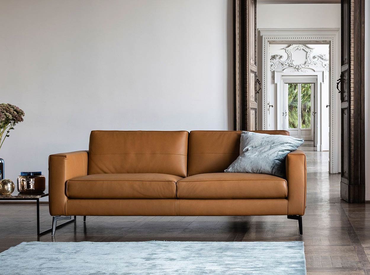 divani casa 4086 modern leather sectional sofa