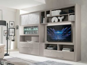 Nolita Contemporary Ecntertainment Center by MobilPIU cashmere