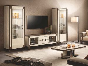 Poesia 1 Door Curio Cabinet by Adora ArredoClassic