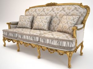 Principessa Classic Sofa by MobilPIU Italy angle