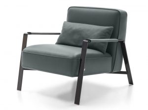 Rho modern accent chair by nicoline italy fornt front