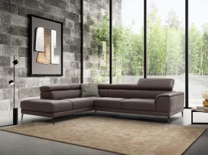 Tiziano nicoline modern Sectional Sofa Italy corner leather