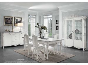 Viola Bianco dining by Mobil PIU Italy table