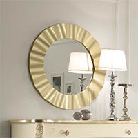 Mirror with Gold Foil