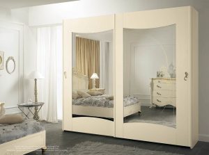 Viola Ivory bedroom by Mobil PIU Italy wardrobe