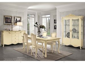 Viola Ivory dining table by Mobil PIU Italy dining table
