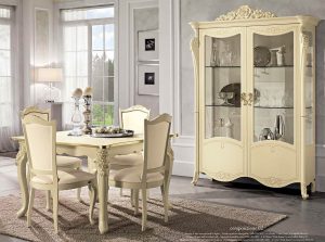 Viola Ivory dining table by Mobil PIU Italy dining table square