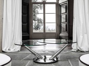 Abra modern coffee table by Naos Italy