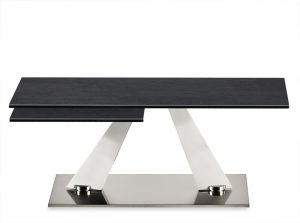 Aquilyps modern coffee table by Naos Italy black