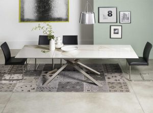 Boogie modern extandable dining table by naos italy