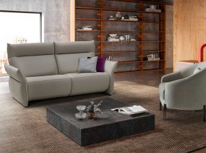 Brenta Heritage Modern Italian recliner sofa by Gorini Divani sofa