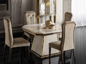 Diamante Adora Modern dining table by Arredoclassic small 1