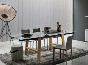 Felix extendable dining table by maronese acf italy
