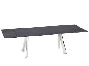 Felix modern dining table by naos italy ceramic