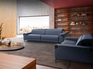 Firenze Heritage Modern Italian recliner sofa by Gorini Divani main