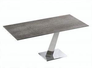 Help modern dining table by naos italy white