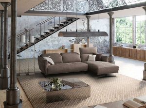 Karol Modern Italian sectional sofa by Gorini Divani