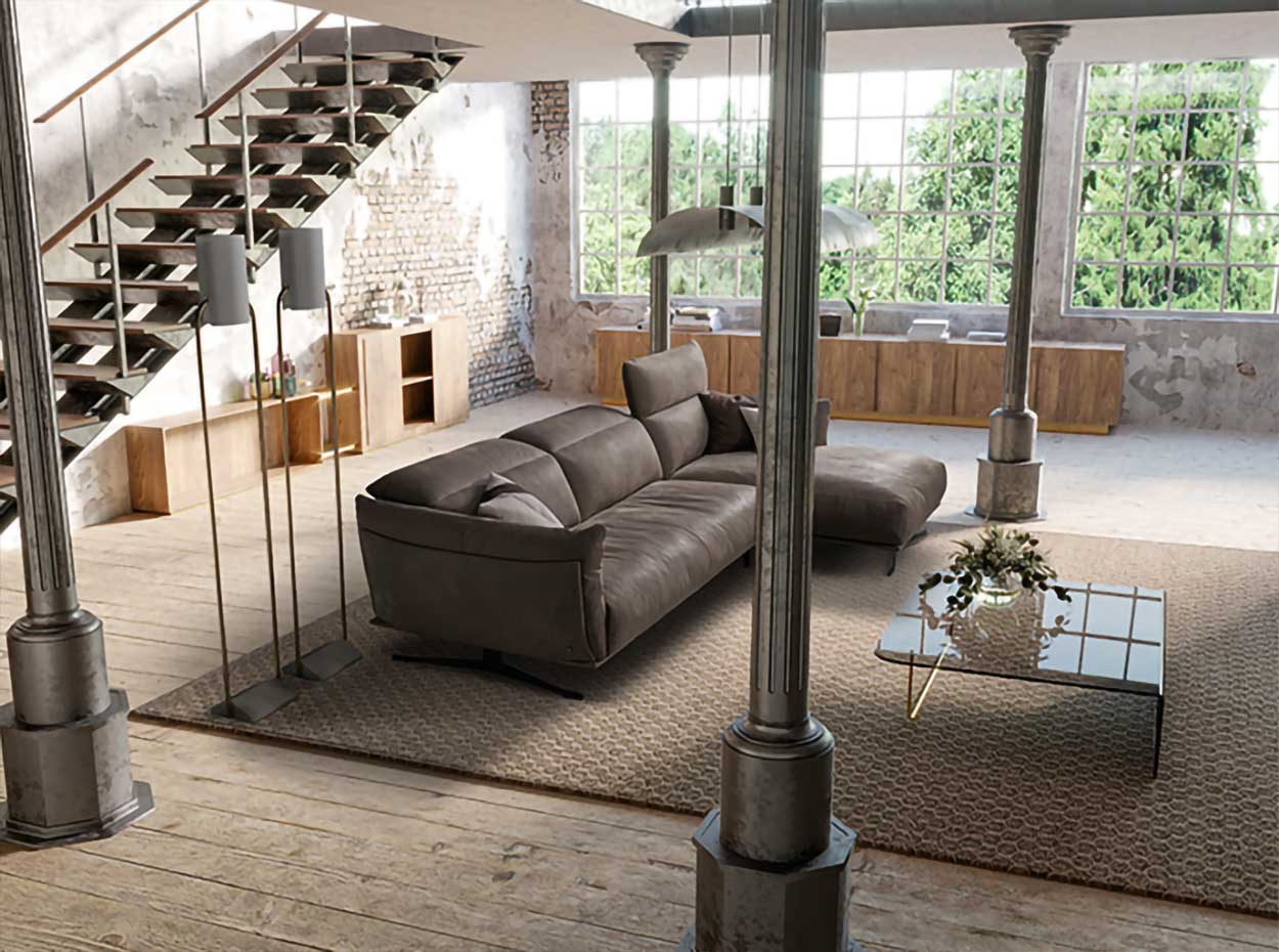 Karol Dego Italian Sofa by Gorini - MIG Furniture