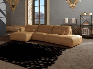 Lepanto Modern Italian sectional sofa by Gorini Divani 1