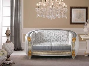 Libery Classic Sofa by Arredoclassic Italy golden front