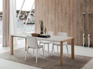 Mikado extendable dining table by maronese acf italy table