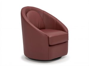 Sarah Modern Italian accent chair by Gorini Divani front
