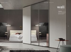 Wall DB102 Sliding Door Wardrobe by Maronese Italy side
