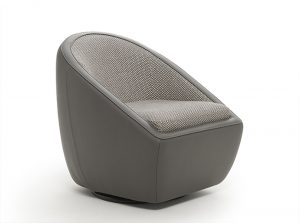 Zaffiro Modern Italian armchair by Gorini Divani 1