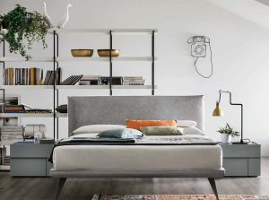 Bravo modern italian bed by tomasella front