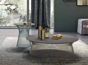 Briggite modern italian end table by Tomasella coffee