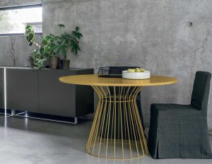 Brigitte Modern Italian dining table by Tomasella