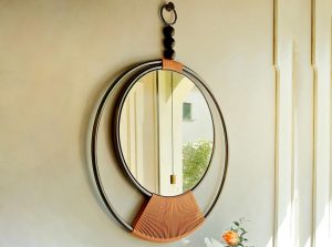 Dreamy Modern Italian Wall Mirror by Tonin Casa main